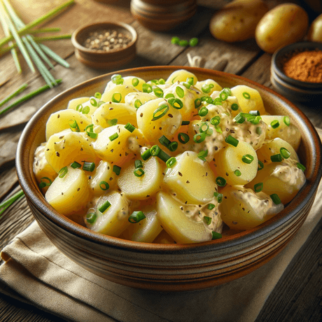 Salada de Batata Alemã (Kartoffelsalat)